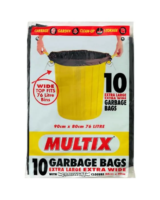 Liners de cordons de serrage multix 76L 10 Pack