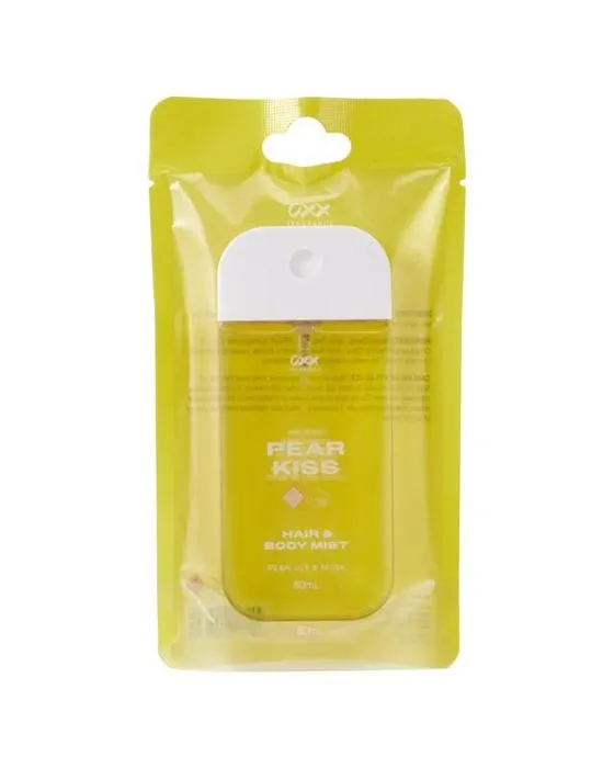 OXX Fragrance Pear Kiss Coiffures et corps Mist 80ml - Poire, Lily et Musk parfumé