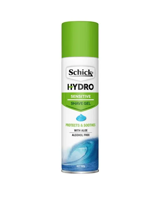 Gel de rasoir sensible à la peau de Schick Hydro 198g