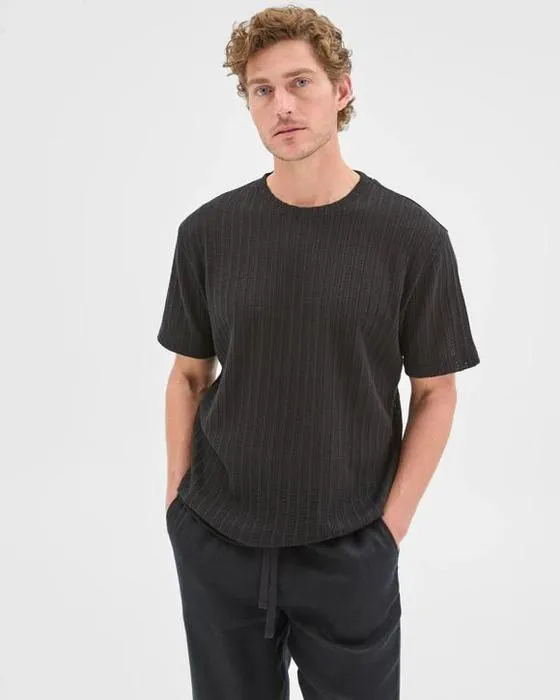 Cible Homme Australien Coton Blend Pointelle T-shirt