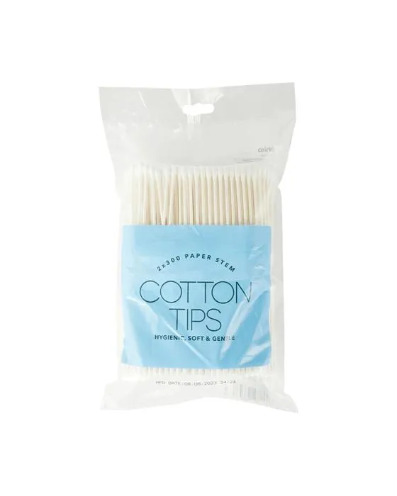 Conseils en coton à la tige de papier