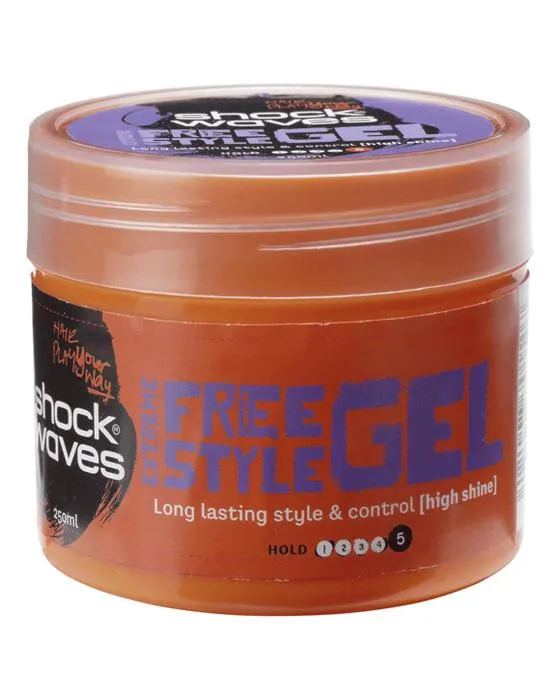 Shock Waves 250ml tenir gel de style libre extrême