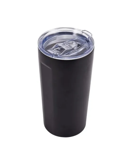 Tambour à café en acier inoxydable noir de 500ml