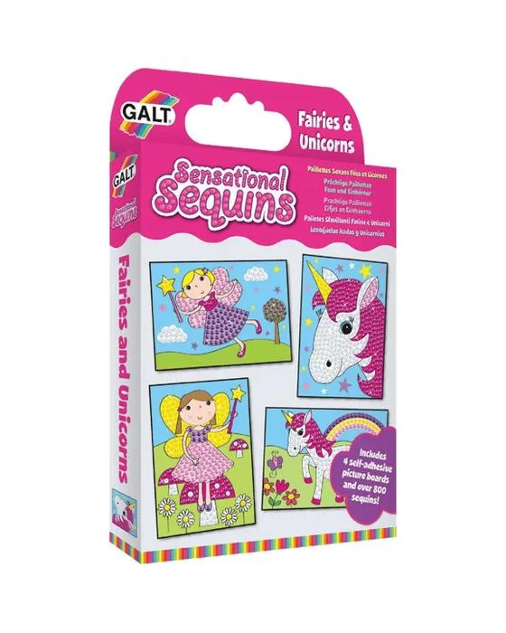 Kit de paillettes de Galt Sensational Fairies et Licornes