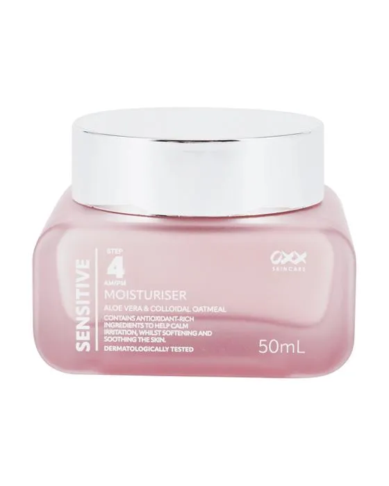 OXX Skincare Étape 4 AM/PM Hydratant sensible 50ml - Aloe Vera et farine d'avoine colloïdale