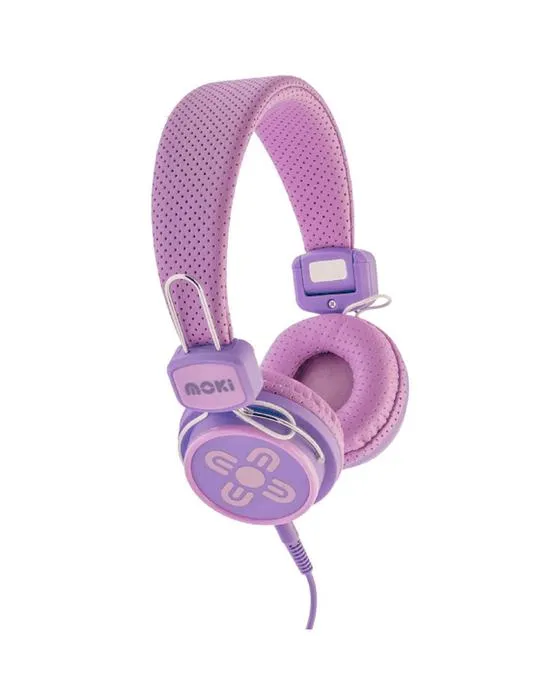 Moki Kid Safe Volume limité Casques Rose/Purple