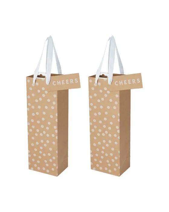 2 sacs de bouteille Kraft