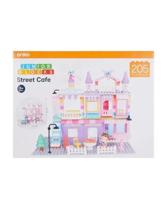205 pièces Blocs Junior: Street Cafe
