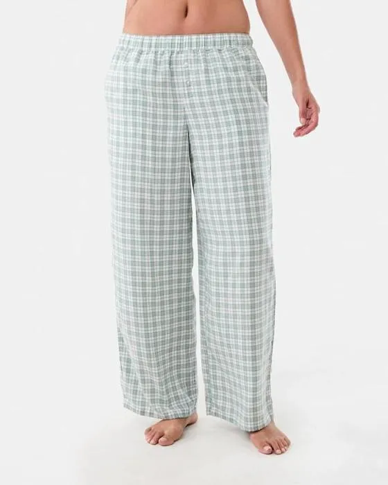 Viscose Blend Boyfriend Pantalon en flanelle