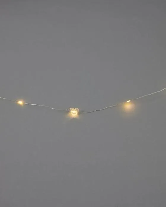Mini lumières de fil de coeur