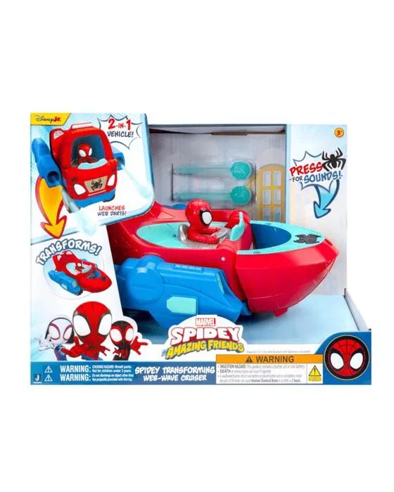 Disney Spidey et ses amis incroyables Transformer Web - Wave Crawler - Multi
