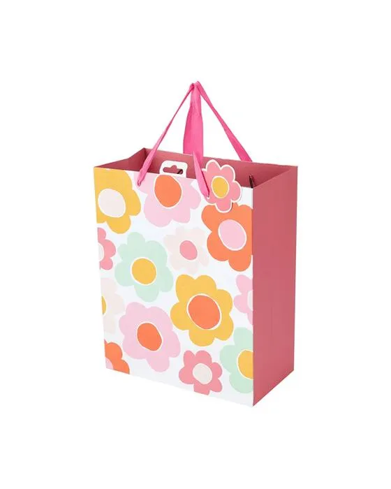Sac cadeau de fleur - Grand