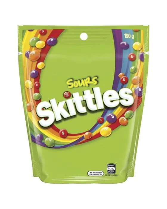 Sachet de skittles pour les sourcils 190g