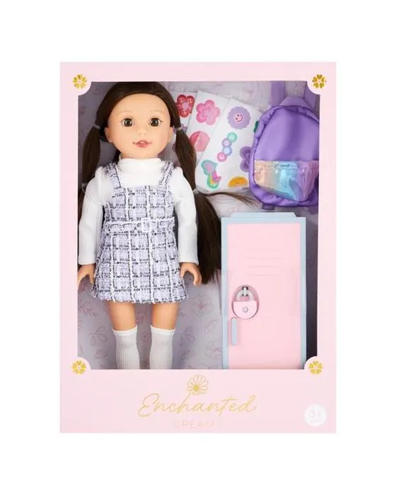 38cm Enchanted Dreams Doll et jeu d'école