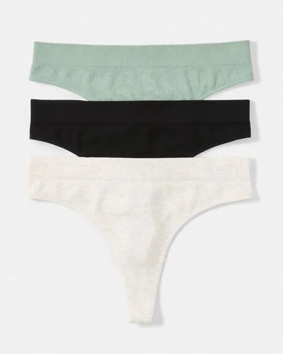 3 sachets de bretelles en bambou sans couture à ruban G