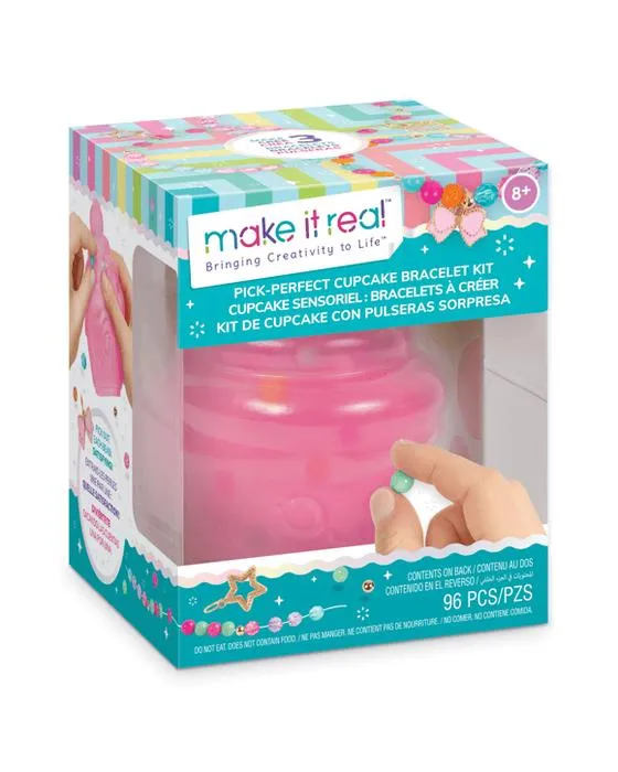 96 pièce faire en vrai Pick Cupcake Bracelet Kit