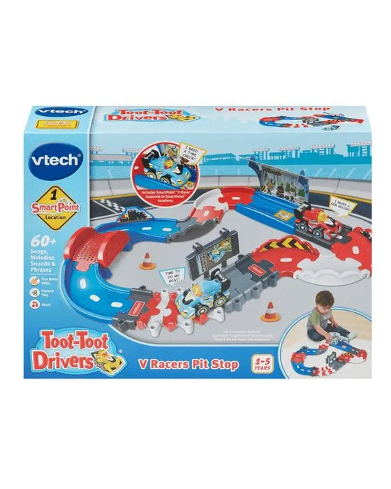 VTech Capteurs de Toot-Tot V Racers Pit Stop Playset