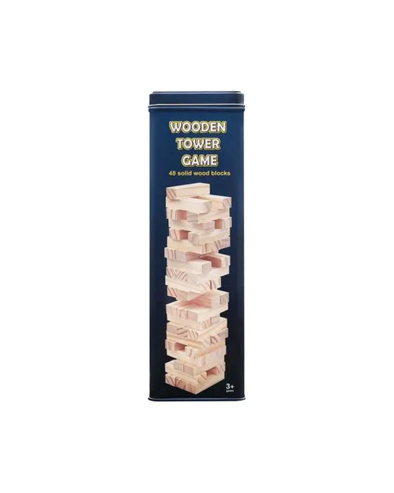 Jeu de la tour en bois de 48 pièces