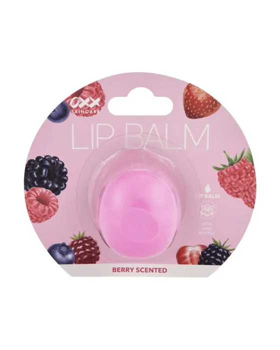 Baume à lèvres OXX pour soins de la peau - Baume parfumé aux baies et beurre de karité