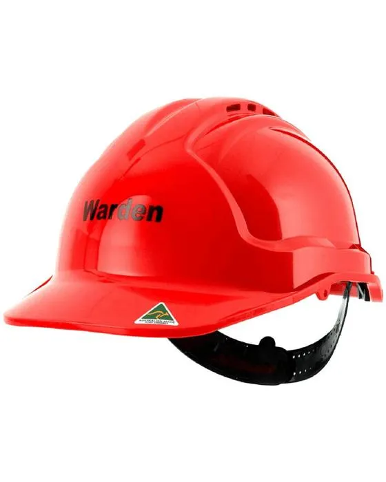 Tuffgard Vented Safety Casquette dure Warden Rouge