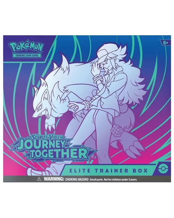 Jeu de cartes de trading de Pokemon: Scarlet et Violet Journey ensemble Elite Trainer Box
