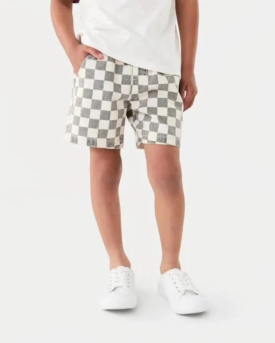 Shorts imprimés en denim