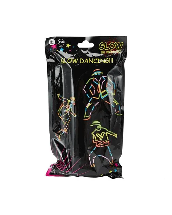 150 piéces de danse de glow