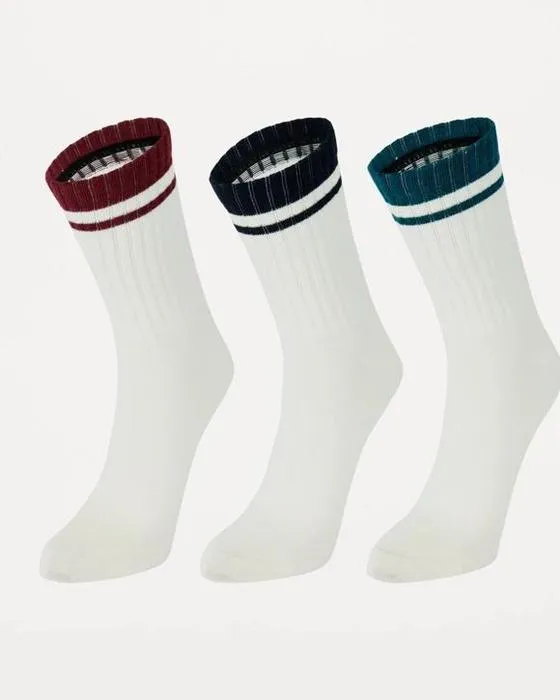 3 chaussons à manches longues à chaussons