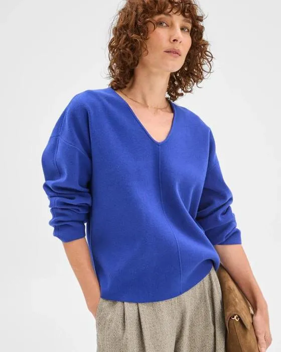 Aperçu Bend de coton australien poli V-Neck Jumper