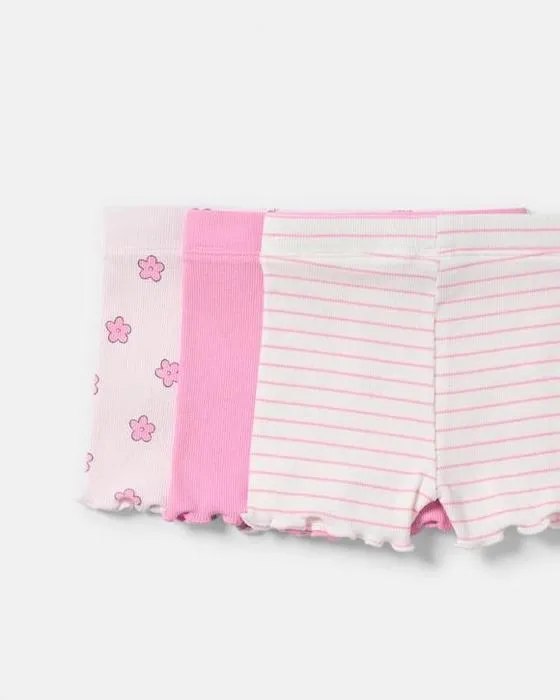 3 boîtes de shorts côtelés