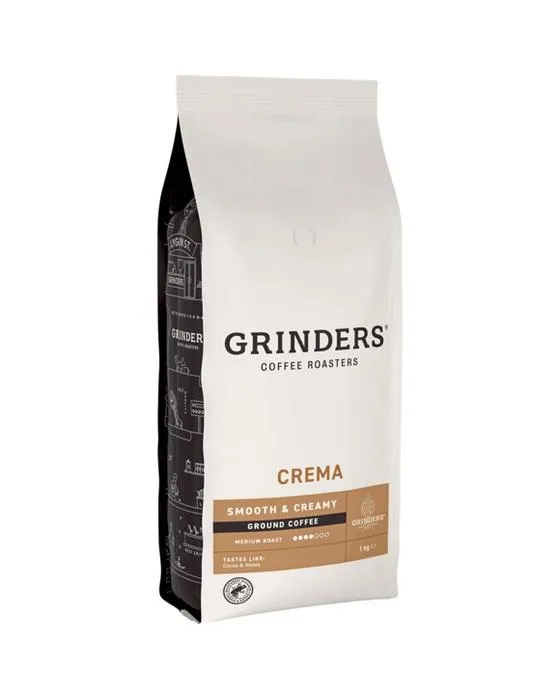 Grinders Crema Ground Café 1kg