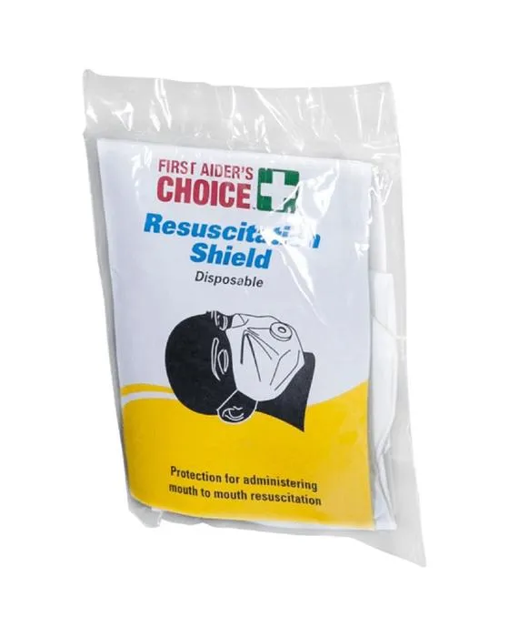 Premier choix de l'Aider Réanimation jetable Visage Bouclier