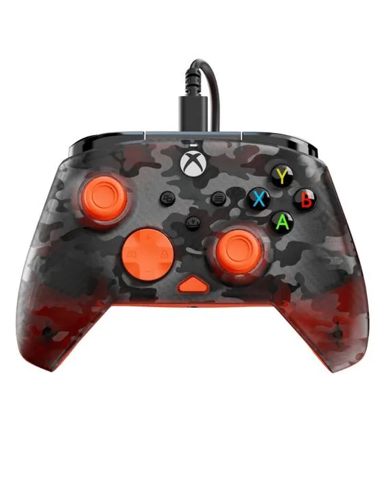 Turtle Beach - Réparer le contrôleur filaire de base pour XBOX Ghost Black Camo/Orange - Noir,Orange