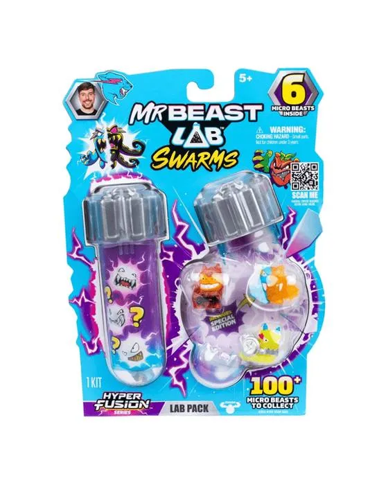 6 Pack MrBeast Lab Swarms S3 Lab Playset - Assortiment