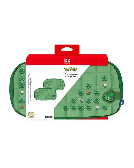 Poche de Pokémon HORI Pixel vert pour commutateur Nintendo 2 - vert