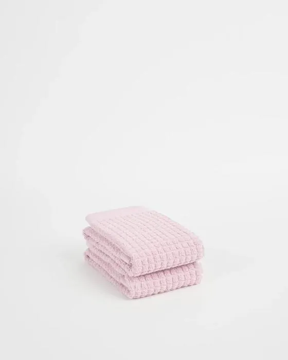 Cible Cassie Textured Cotton Australien 2 Paquet Serviette à main - Violet