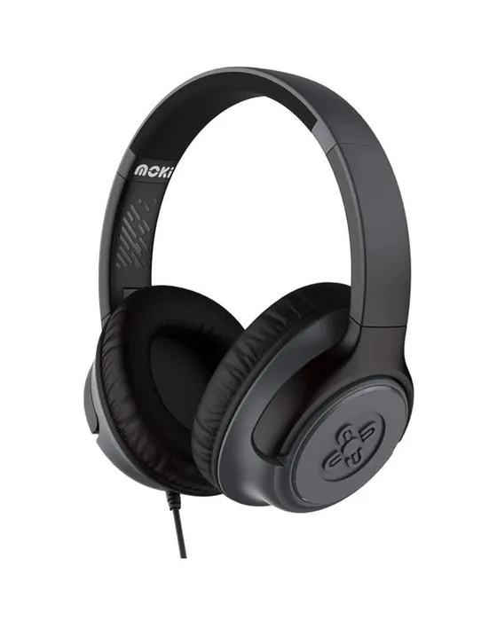 Moki Mixi Type-C Volume limité Casques filaires noir/gris