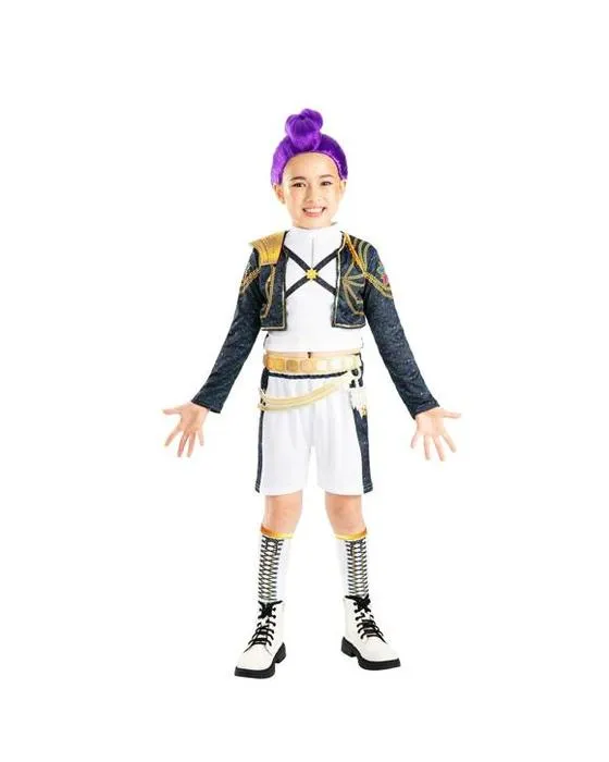 K-Pop Demon Hunters Rumi Gold Taille de costume d'enfant de luxe S 7-8 ans