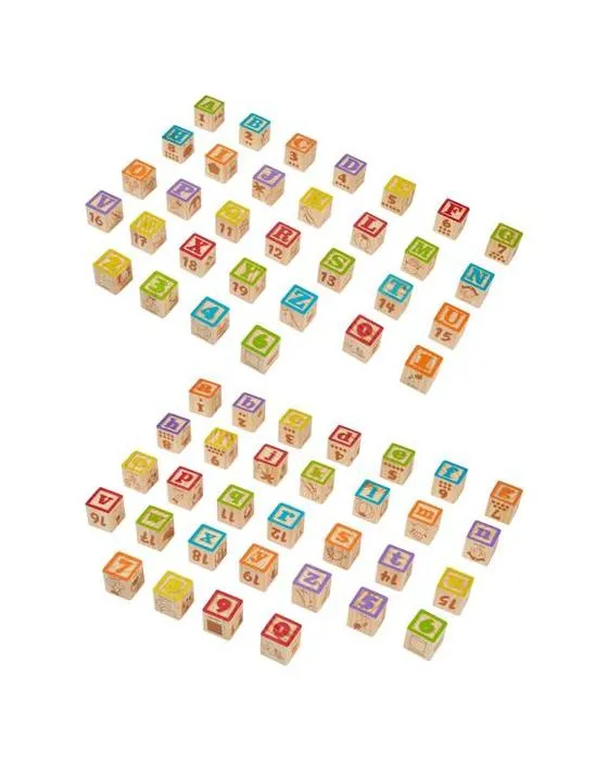 Blocs alphabètes en bois