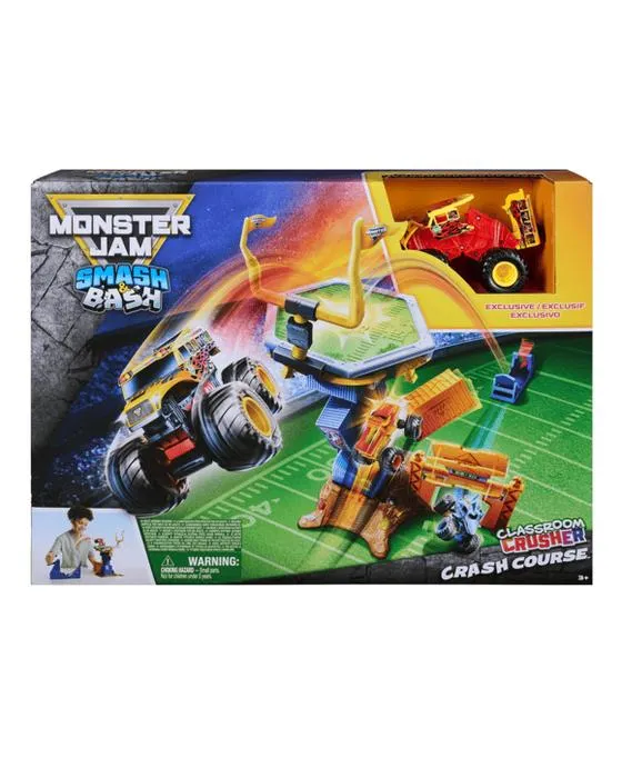 Jeu de jeux de cours Monster Jam Smash & Bash Crash