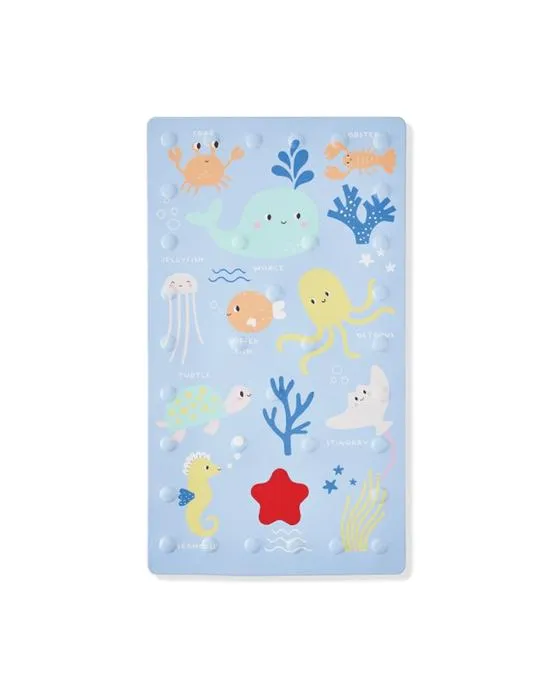 Tapis de bain avec indicateur de chaleur