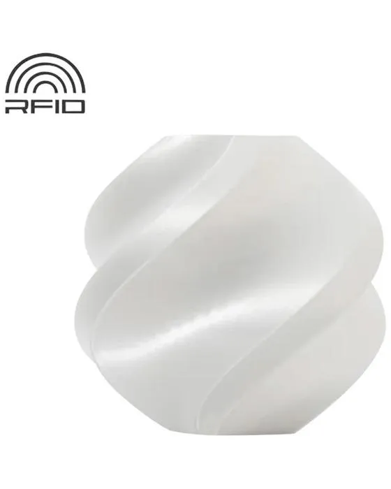 Bambu Lab PLA Silk 3D Filament Blanc