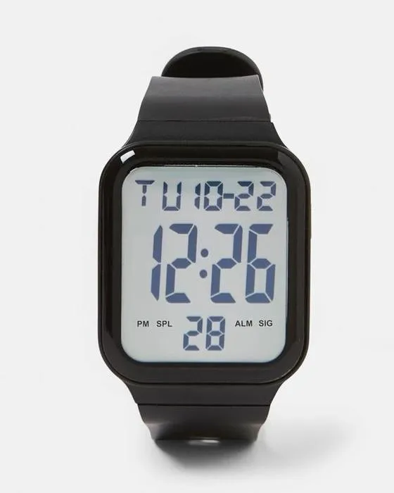 Montre active - Noir