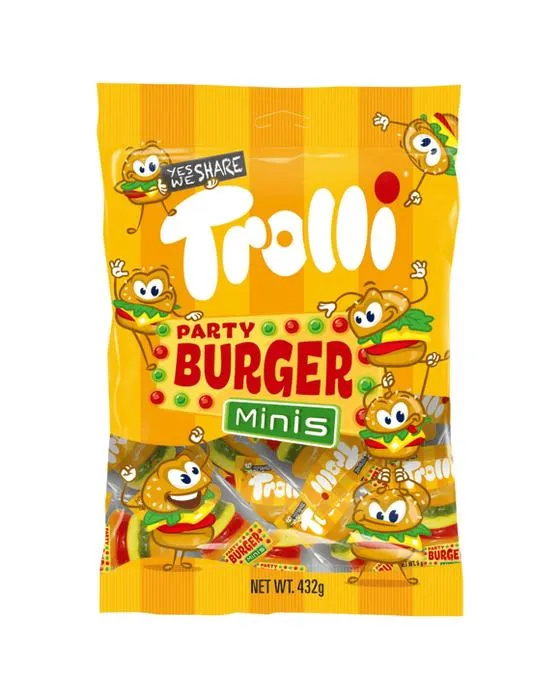 Trolli Party Mini Burgers 432g