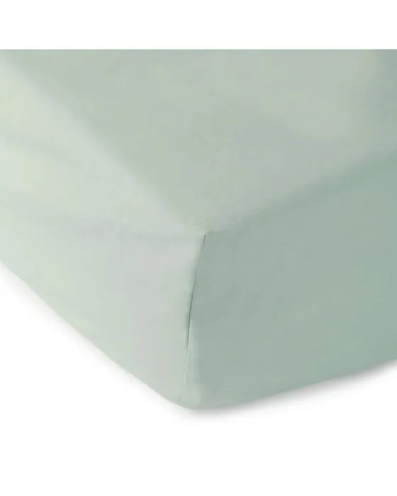 250 Fil comte coton riche feuille ajustée - lit simple, Eucalyptus