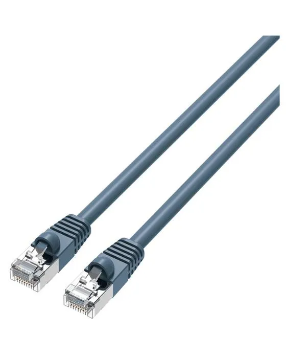 J.Burrows Cat6A Câble Ethernet 0,5m Bleu