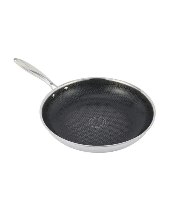 32cm en acier inoxydable Tri-Ply Honeycomb Frypan