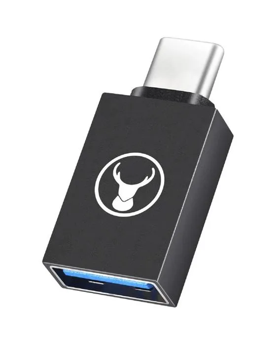 Adaptateur compact USB-C à USB-A noir