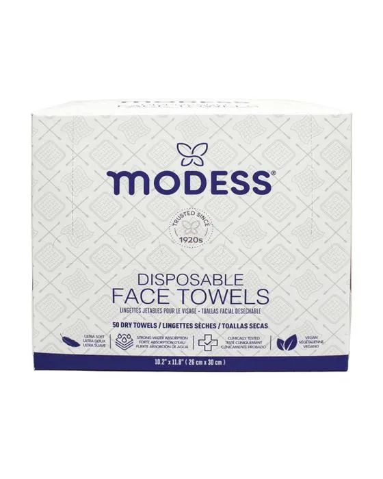50 modèles de pack Serviettes jetables pour visage sec