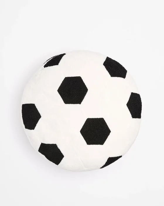 Coussin de sol à bille de football cible - blanc